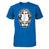 Axe Cop Badge black & white
