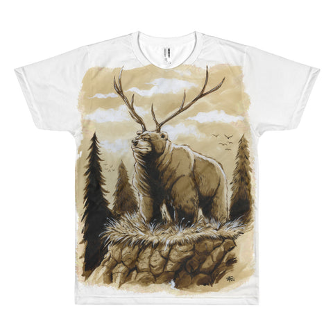Large Print Bear Elk T-Shirt